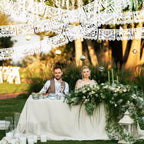 TaoBary 6 Pack White Papel Picado Banner — 118 in Mexican Wedding Decor