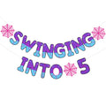 TaoBary Spider Theme 5th Birthday Banner – Pre-strung & Ready to Hang