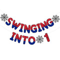 TaoBary Spider Theme 1st Birthday Banner – Pre-Strung, Easy Setup