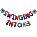 TaoBary Spider Theme 3rd Birthday Banner – Pre-strung Spider & Web Decorations for Kids