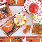 Tatuo Basketball Tablecloth 71x43 in – Disposable Plastic Table Cover for Parties
