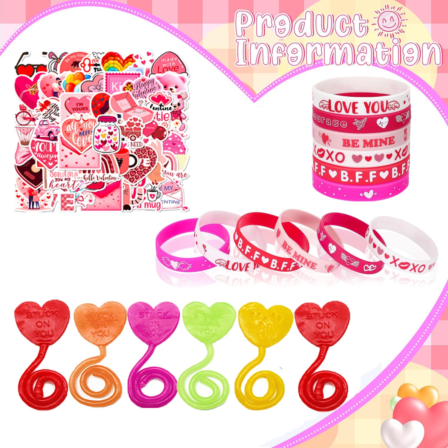 Taulaap 132 Pcs Valentines Day Party Favors for Kids – Classroom Prizes & Pinata Fillers