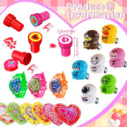 Taulaap 132 Pcs Valentines Day Party Favors for Kids – Classroom Prizes & Pinata Fillers
