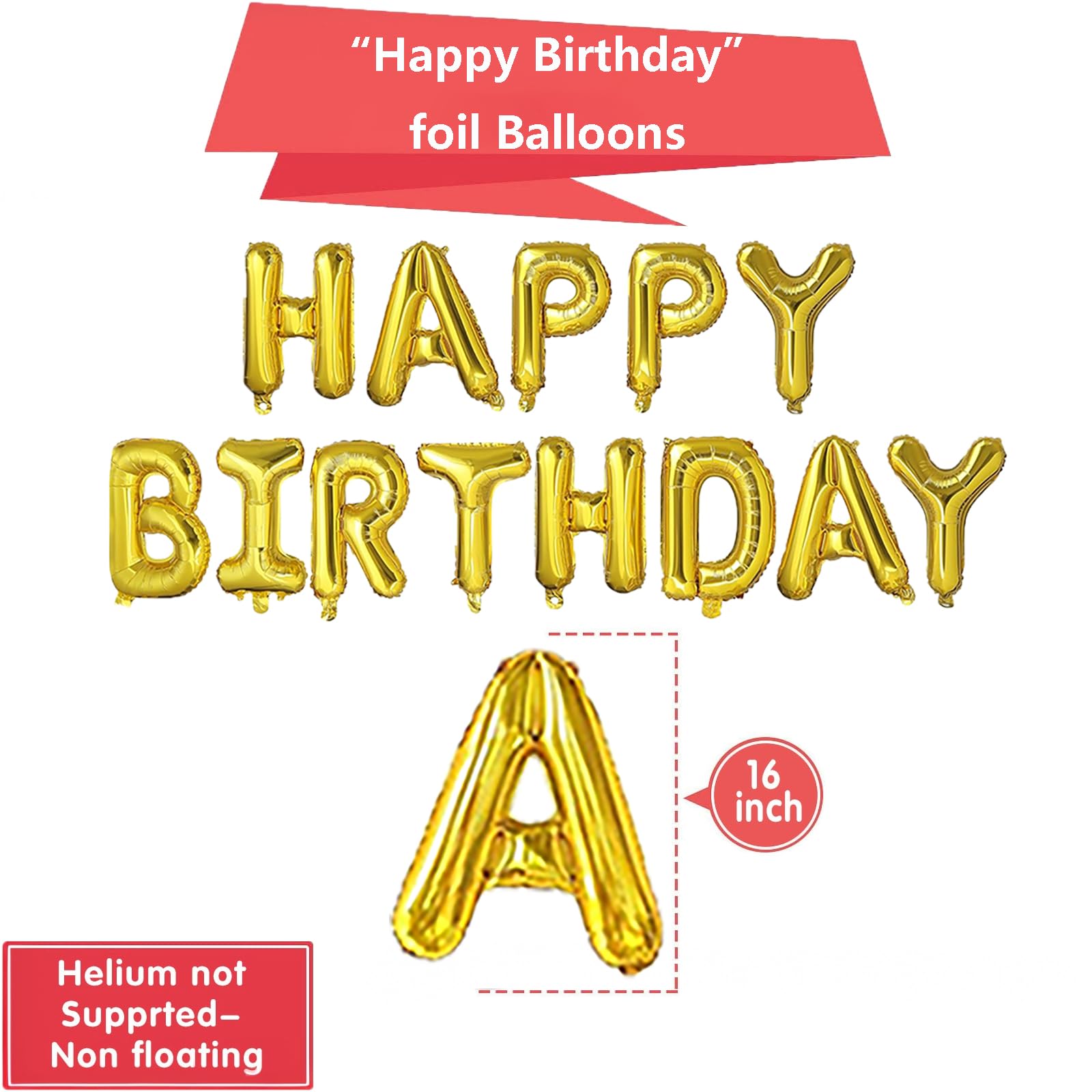 Tayuvira Happy Birthday Decorations – Romantic Balloons Set with Banner, Big Love-Bear, Red Hearts & 1000 Silk Rose Petals