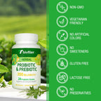 Tbivfller Probiotics for Women & Men — 300B CFU, 24 Strains, 15 Organic Herbs, 4 Month Supply