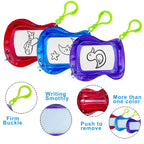 Tcvents 22-Pack Mini Magnetic Drawing Board (6 Colors) – Portable Doodle Pads for Kids, Backpack Keychain, Party Favors