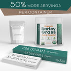 Teaveli Organic Barley Grass Juice Powder – Raw Utah-Grown, Gluten-Free Detox, 8 oz (226 g)