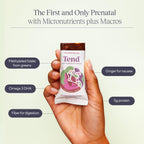 Tend Daily Prenatal-Vitamin-Riegel – Bio DHA & Folsäure (Schokolade Meersalz, 7 Stück)