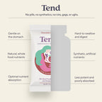 Tend Daily Prenatal-Vitamin-Riegel – Bio DHA & Folsäure (Schokolade Meersalz, 7 Stück)