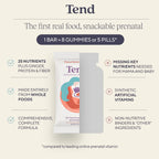 Tend Daily Prenatal Vitaminriegel – Bio, DHA, Folsäure, Vitamin D, B-Vitamine & Cholin | Strawberry Patch 7 Stück