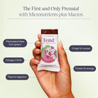 Tend Daily Prenatal Vitaminriegel – Bio, DHA, Folsäure, Vitamin D, B-Vitamine & Cholin | Strawberry Patch 7 Stück