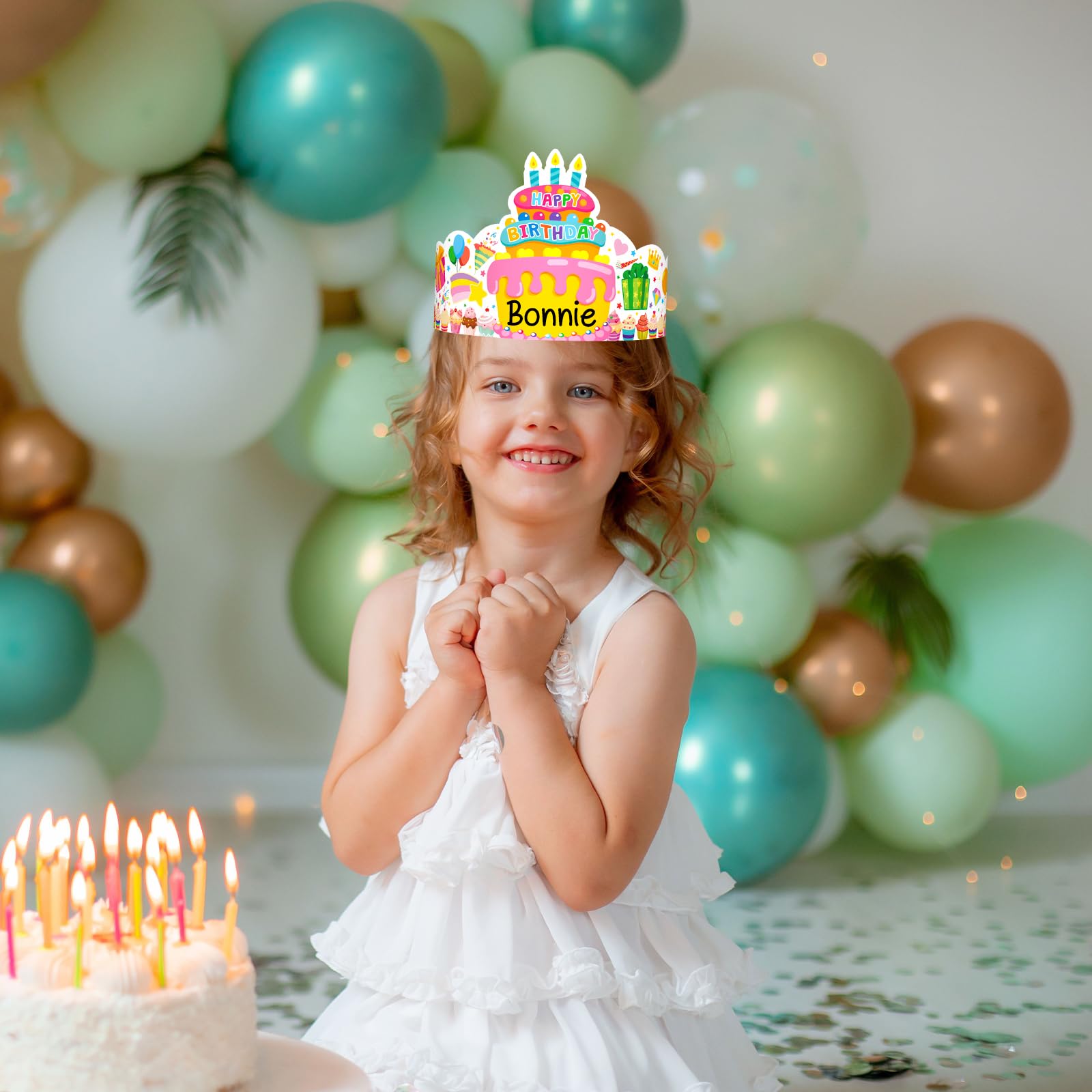 TENDFINE 36 Pack Birthday Crowns for Kids – Colorful Paper Party Hats for Classroom & Parties