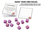 TENZI Dice Party Game Bundle | 4 Color Dice Sets + 77 Ways to Play