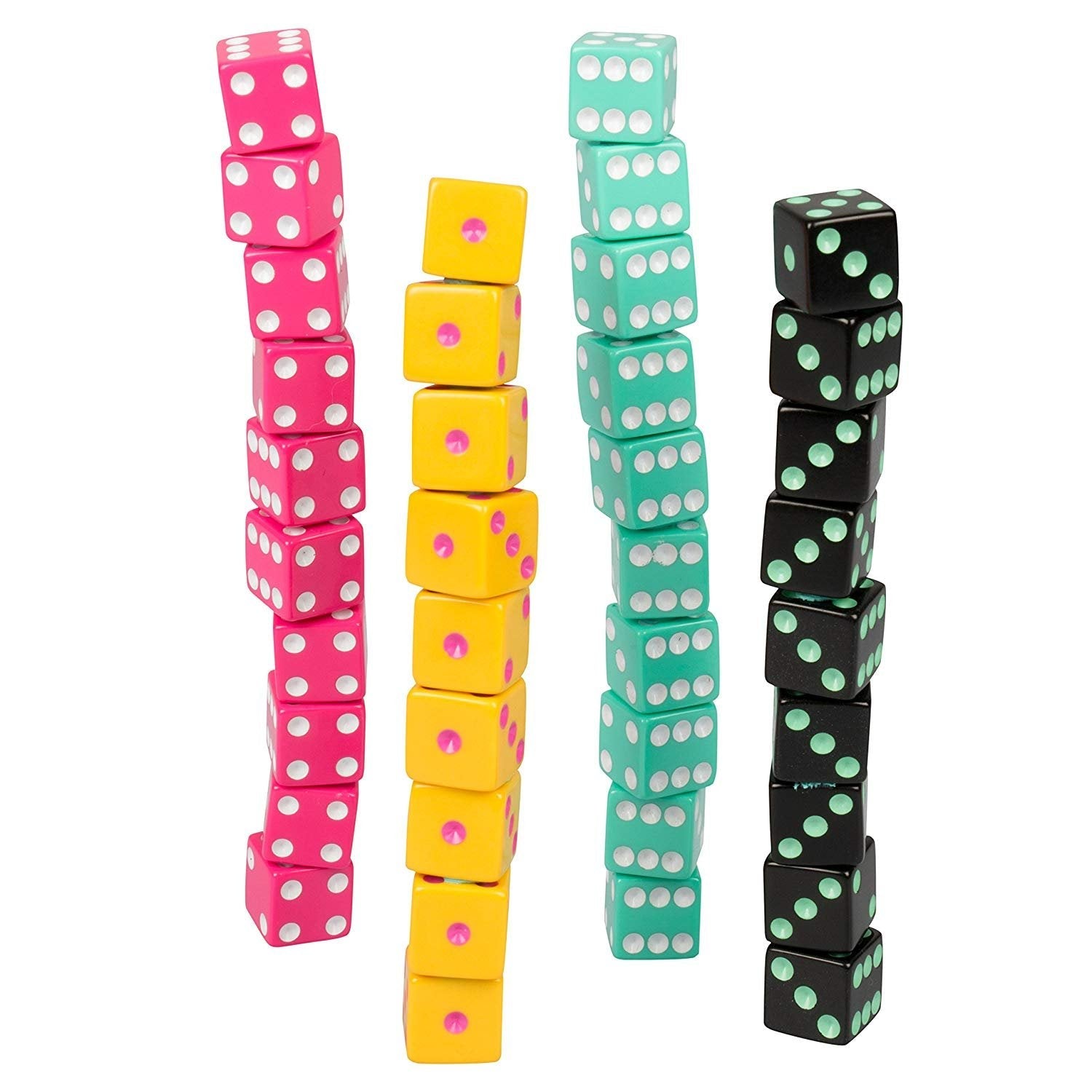 TENZI Dice Party Game Bundle | 4 Color Dice Sets + 77 Ways to Play