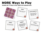 TENZI Dice Party Game Bundle | 4 Color Dice Sets + 77 Ways to Play
