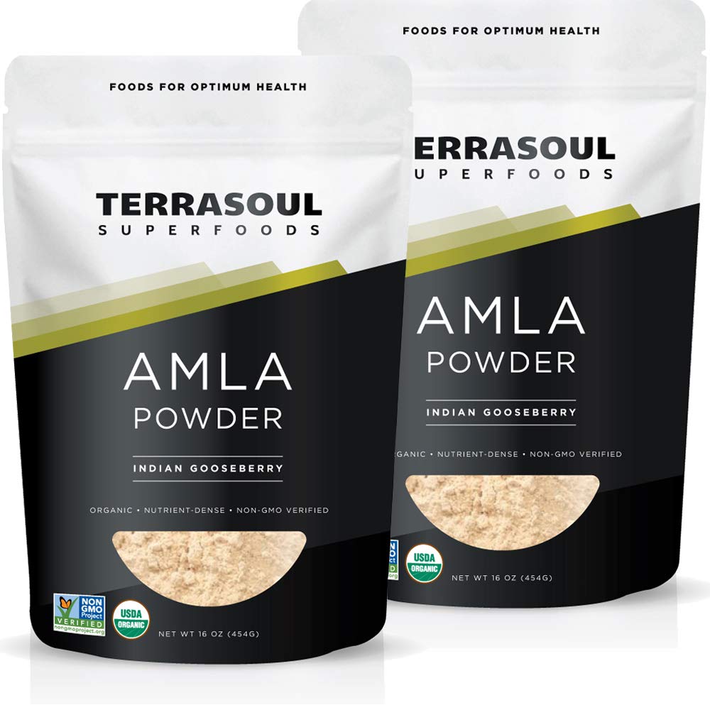 Terrasoul Organic Amla Beerenpulver (Amalaki) – 907 g, Vitamin C & Immununterstützung