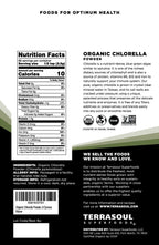 Terrasoul Organic Chlorella Powder (Cracked Cell Walls) - 12 oz (2 Pack)