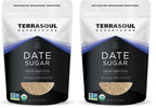 Terrasoul Organic Date Sugar 1 Lb - Low Glycemic, Unrefined | Pack of 2