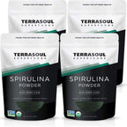 Terrasoul Spirulina Powder Organic, 24 oz – Non-GMO, Gluten-Free, Vegan