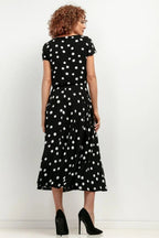 Tessita patterned viscose skirt
