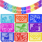 TexMex Fun Stuff Coco-Inspired Party Banners – Handmade Paper-Cut Backdrops, 30 ft, 20 Panels