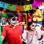 TexMex Fun Stuff Coco-Inspired Party Banners – Handmade Paper-Cut Backdrops, 30 ft, 20 Panels