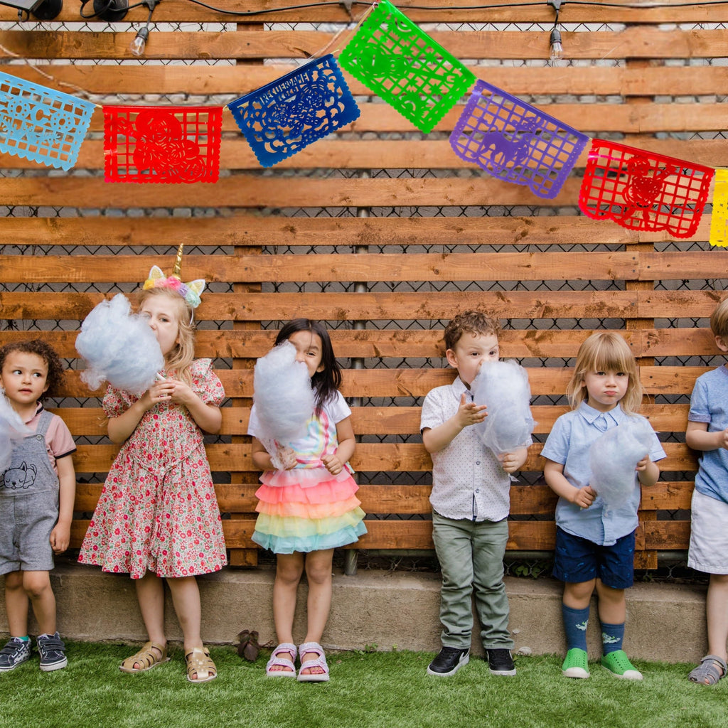 TexMex Fun Stuff Coco-Inspired Party Banners – Handmade Paper-Cut Backdrops, 30 ft, 20 Panels