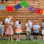 TexMex Fun Stuff Coco-Inspired Party Banners – Handmade Paper-Cut Backdrops, 30 ft, 20 Panels