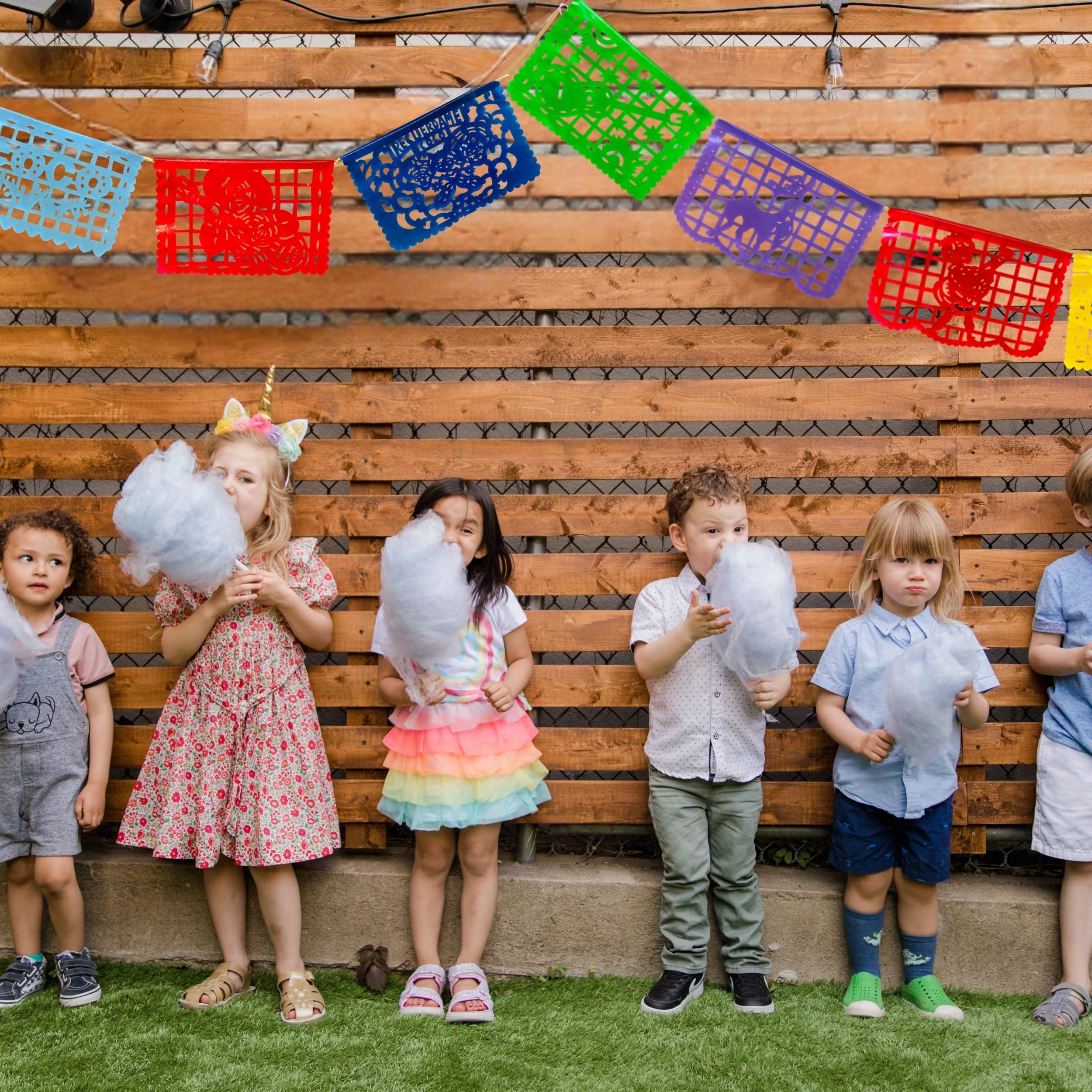 TexMex Fun Stuff Coco-Inspired Party Banners – Handmade Paper-Cut Backdrops, 30 ft, 20 Panels