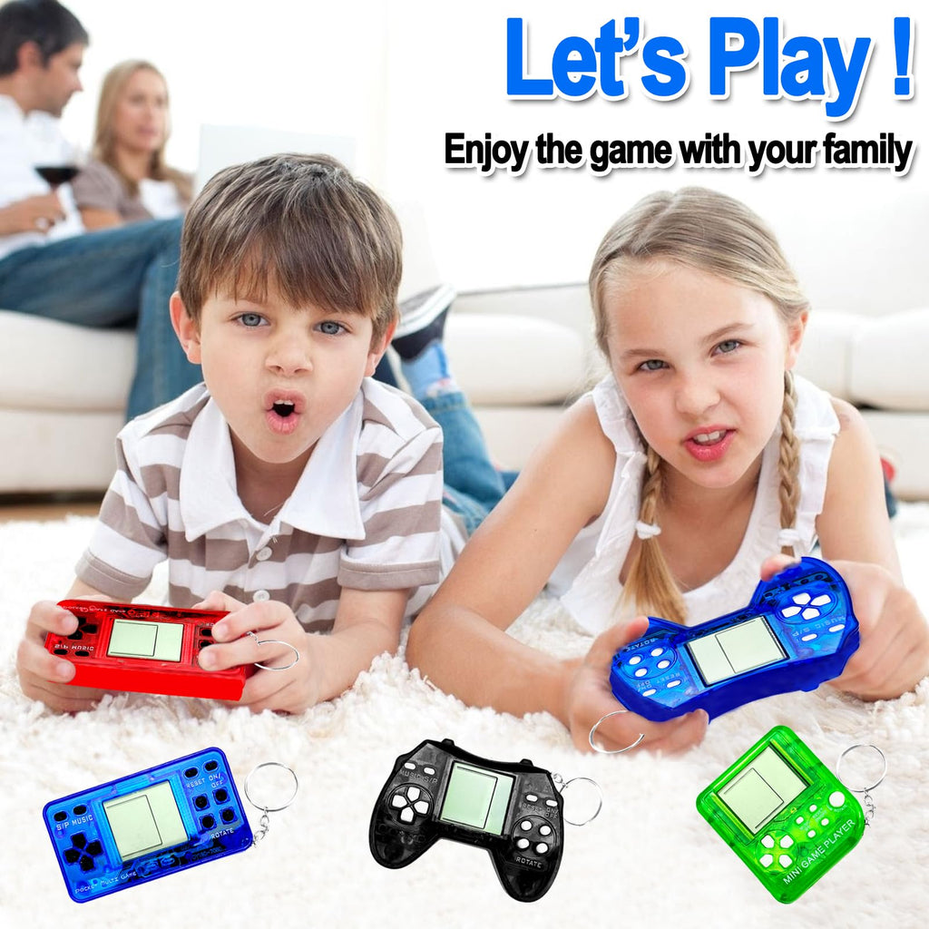 TGIQROVE 25 Pcs Video Game Keychains – Mini Gamer Party Favors, Kids Birthday Decorations & Classroom Prizes