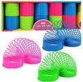 The Dreidel Company Neon Plastic Multicolor Coil Spring – 3-Inch Neon Party Favors & Goody Bag Fillers (20-Pack)