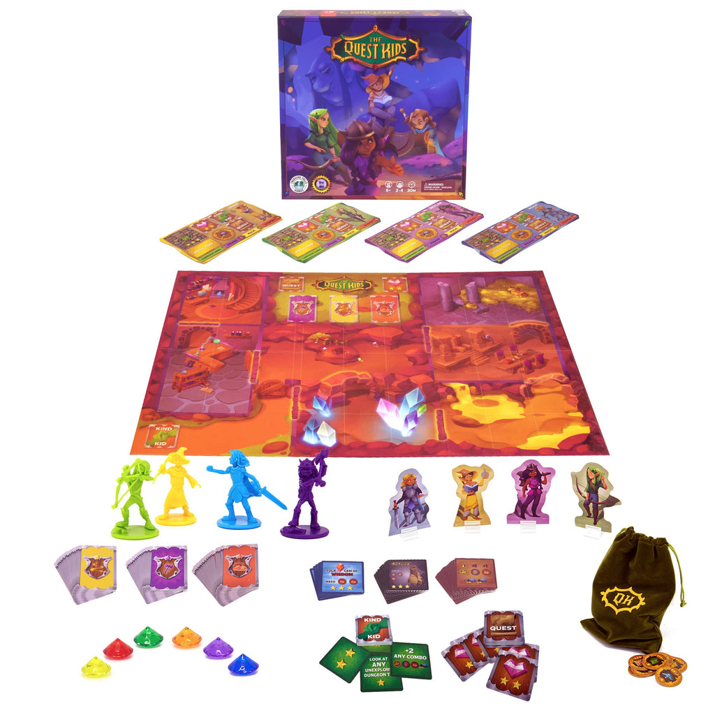 The Quest Kids - Fantasy Board Game for Kids 5+ | Family Adventure