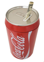 The Tin Box Company Coca Cola Can Bank with Removable Lid - Red