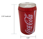 The Tin Box Company Coca Cola Can Bank with Removable Lid - Red