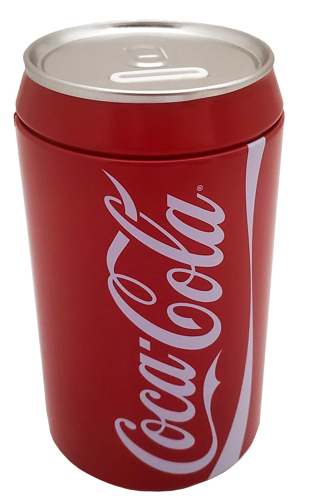 The Tin Box Company Coca Cola Can Bank with Removable Lid - Red