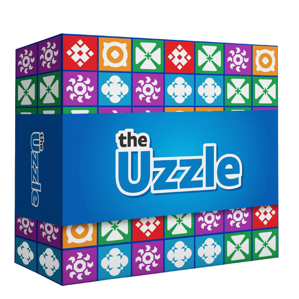 The Uzzle 3.0 Board Game – Family Puzzle for All Ages | 100 Puzzles, 4 Levels