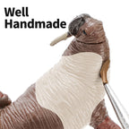 ThinkBay 12-Piece Arctic Animal Figurines (4-7 inches) – Realistic PVC Figures for Play & Party Favors