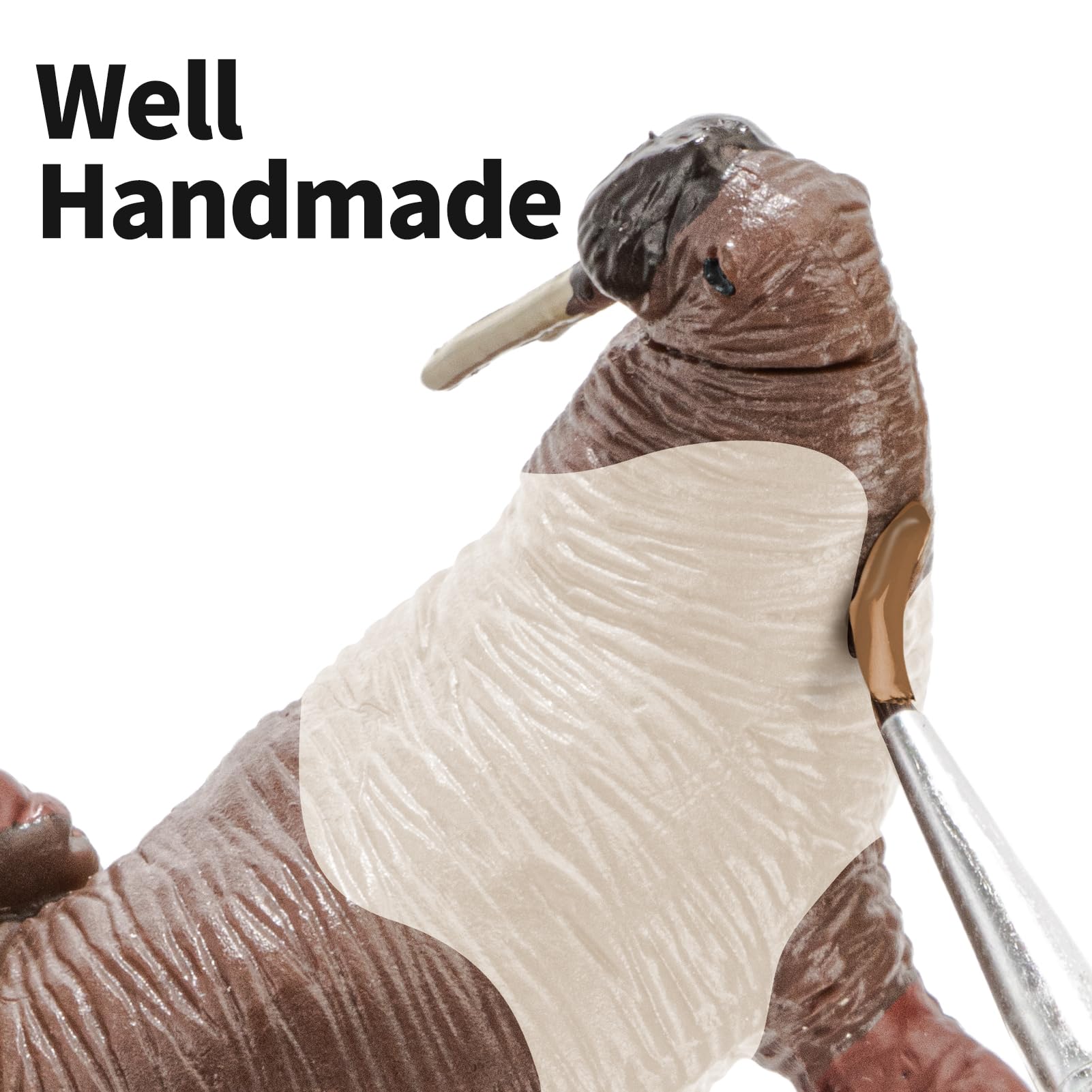ThinkBay 12-Piece Arctic Animal Figurines (4-7 inches) – Realistic PVC Figures for Play & Party Favors