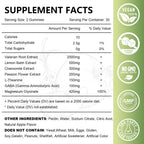 2 Pack Organic Valerian Root Gummies – Calming Sleep Support (Melatonin Free)