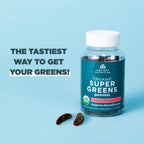 Ancient Nutrition Supergreens Gummy – Organic Superfood Gummies (100 Count)