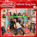 Threan 60 Inch Christmas Inflatable Limbo – Indoor/Outdoor Holiday Party Game