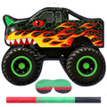 Threan Dino Monster Truck Piñata – Party Decoration & Blindfold