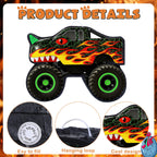 Threan Dino Monster Truck Piñata – Party Decoration & Blindfold