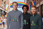 MEHZO LOVE IS LOVE Men’s Crestview 1/4-Zip Pullover (Trending) | TravisMathew TM1MW452