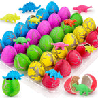 Thremhoo 30PCS Large Hatching Dinosaur Eggs — Water-Grow Dino Toys for Party Favors