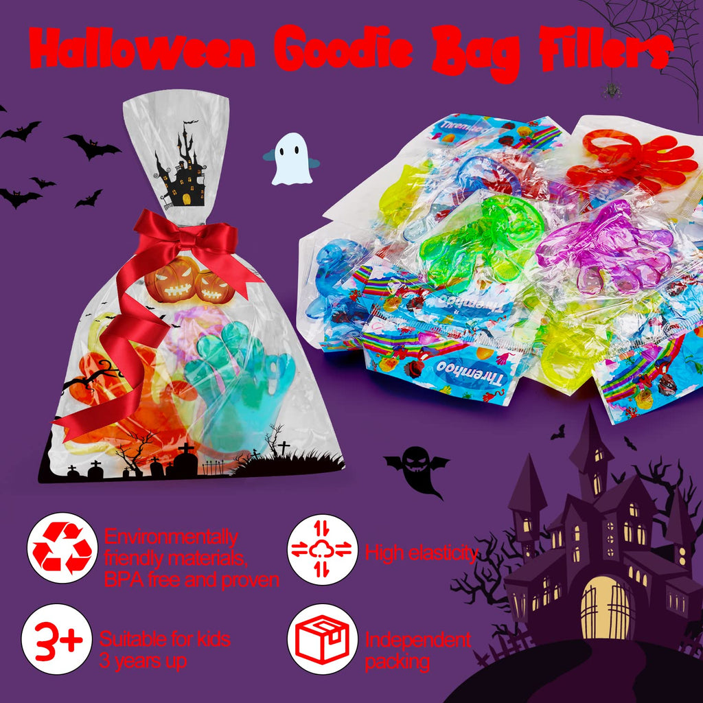 Thremhoo 40 Pcs Sticky Hands – Colorful Kids Party Favors, Classroom Prizes & Gift Bag Stuffers