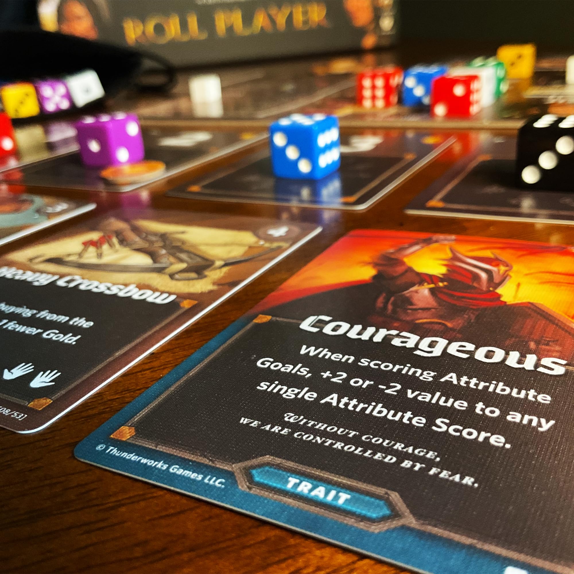 Roll Player Board Game by Thunderworks Games – Fantasy Character Creation & Dice Strategy (1-4 Players, 60–90 Minutes)