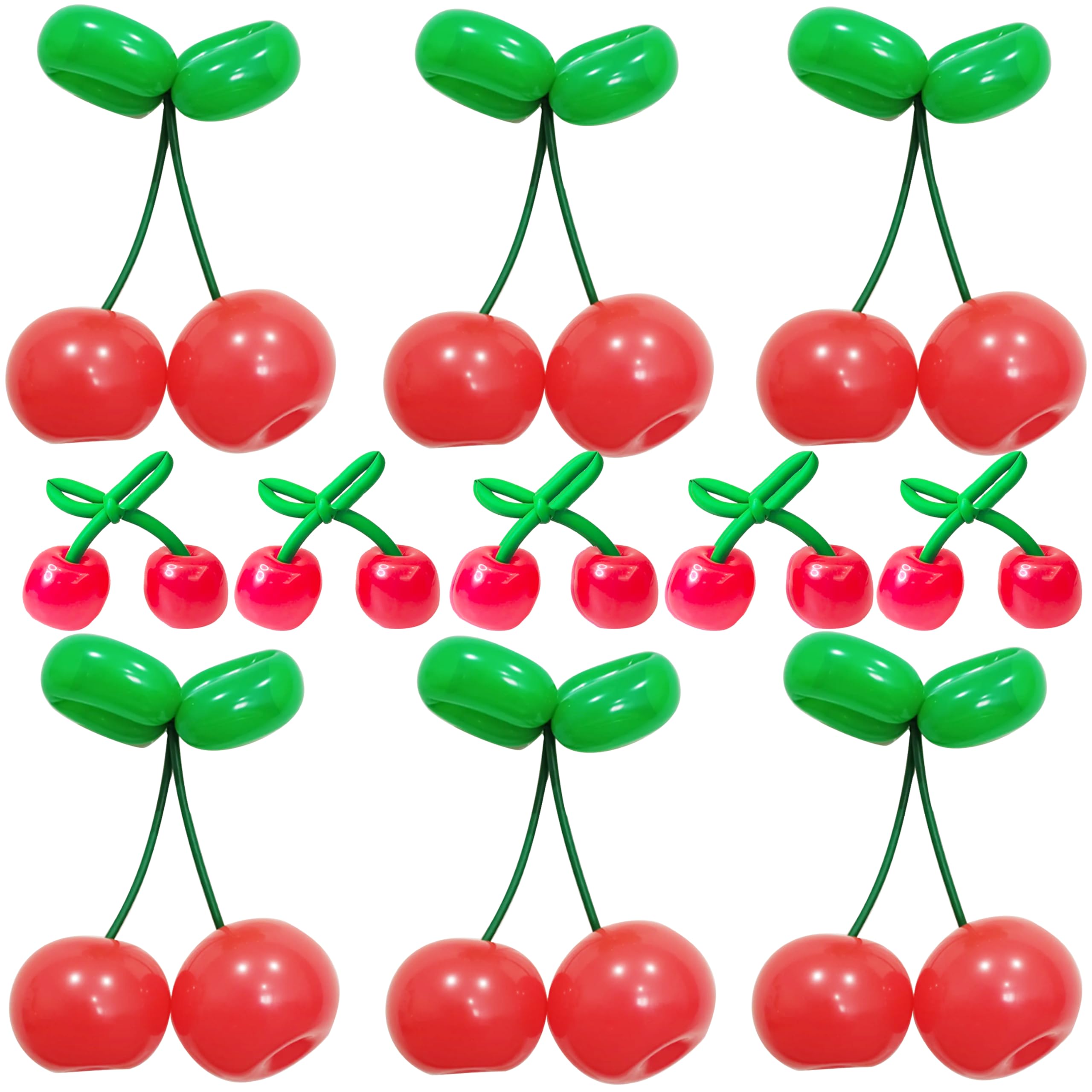 TiAaihion Cherry Balloons Kit – DIY Cherry Balloon Decor for Parties and Valentines