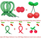 TiAaihion Cherry Balloons Kit – DIY Cherry Balloon Decor for Parties and Valentines