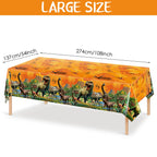 Tiamon 3 Pcs Dinosaur Tablecloths – 54x108 in Yellow